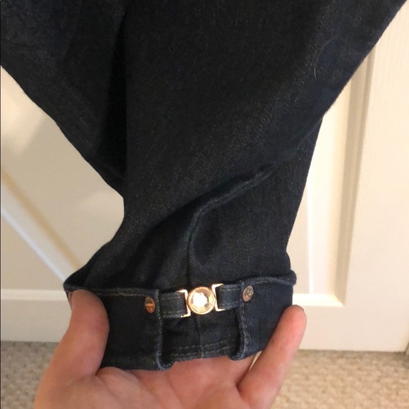 Cropped dark wash jeans - Picture 3 of 3